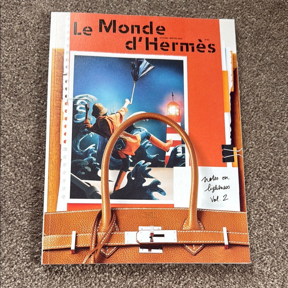 Hermes Tan Art Print Le Monde d'Hermès